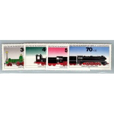 ALEMANIA OCCIDENTAL BERLIN 1975 TRENES FERROCARRILES SERIE COMPLETA NUEVA MINT 9 EUROS